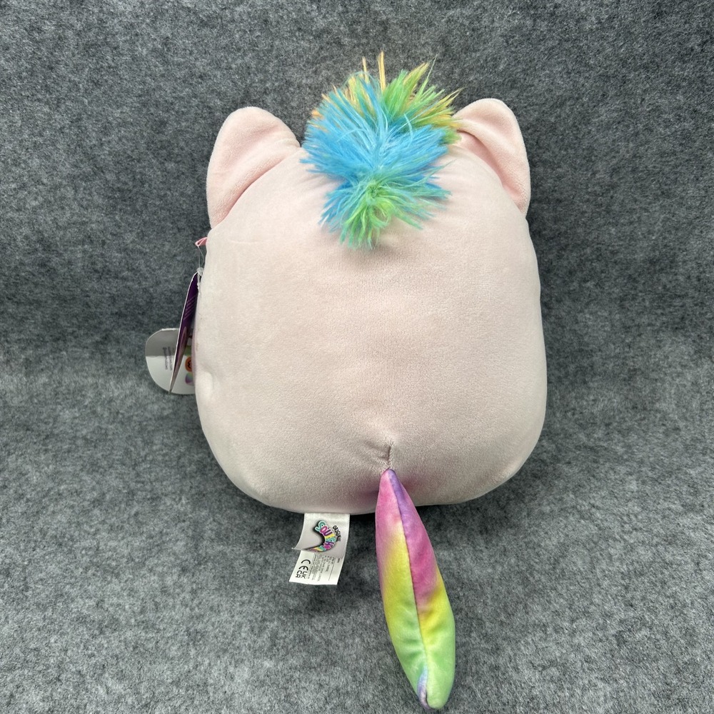Squishmallows Sabrina Caticorn Plush 8" Pink Rainbow Horn Soft Toy